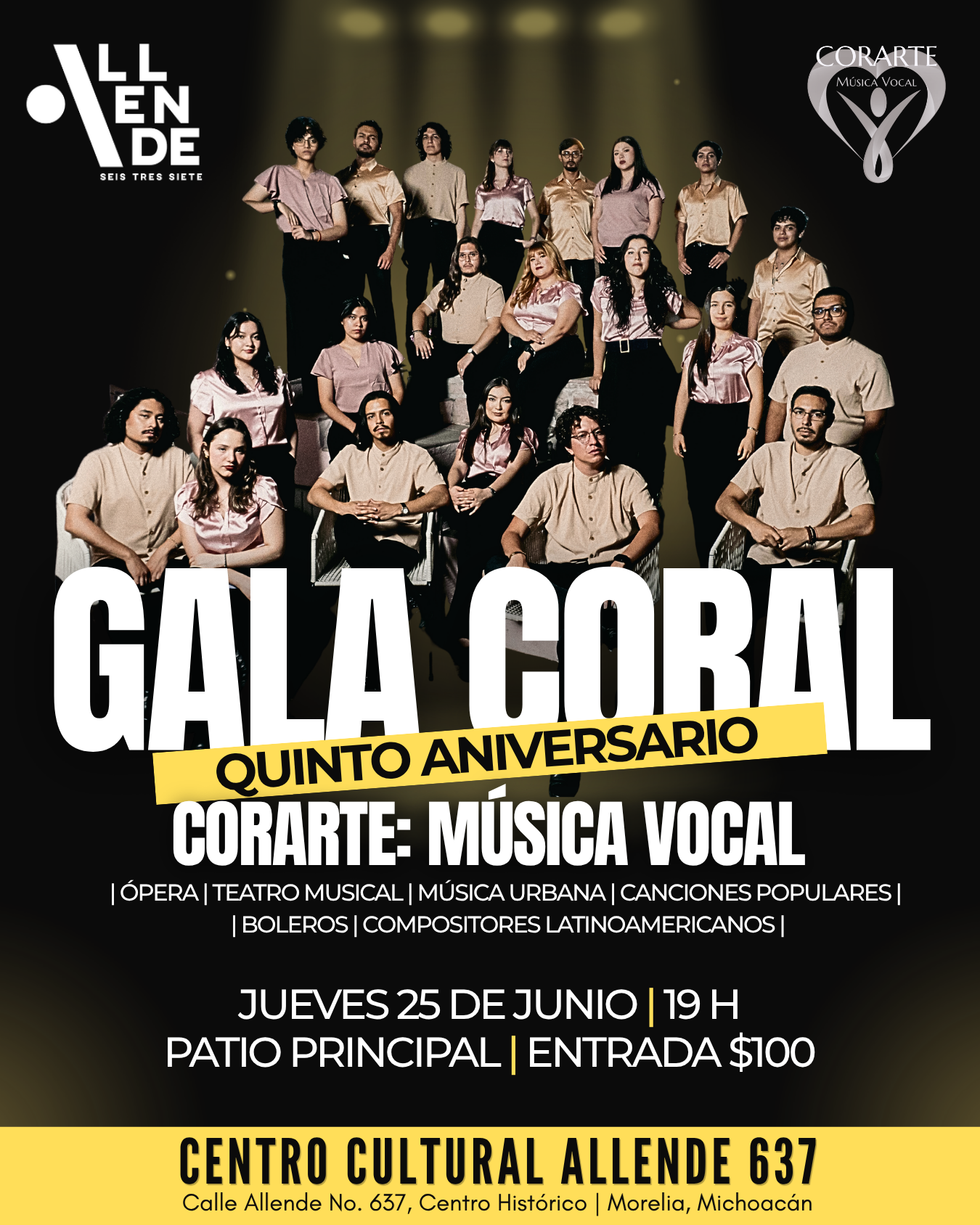 Gala Coral / Corarte: Música Vocal - Quinto Aniversario